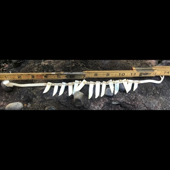 Vintage SHELL boho choker necklaces and bracelet collection - Picture 4 of 6